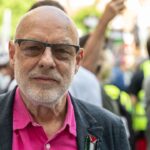 Este Brian declara juntos para o concerto de Palestin London