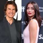 Tom Cruise e Ana de Armas de Londres depois de Menorca Goaway