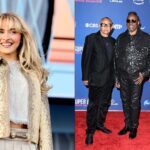Sabrina Carpenter Grooves no mundo de passageiros estranhos, ar e fogo em lolppalooza