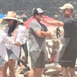 Meghan Market Harry chegou à praia para os estudos de Borfchie