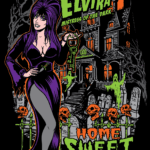 Elvira e os treze tens de Los Angeles assombraram Hayride Dras Hal