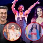 Jon Hamm le Becky G Dance Buns Fresh in Bad Bunny Concert