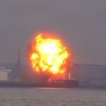 O barco explode perto da palavra -chave de Baltimore