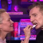 Pamela Anderson e Liam Neeson sobre o Lip Bap